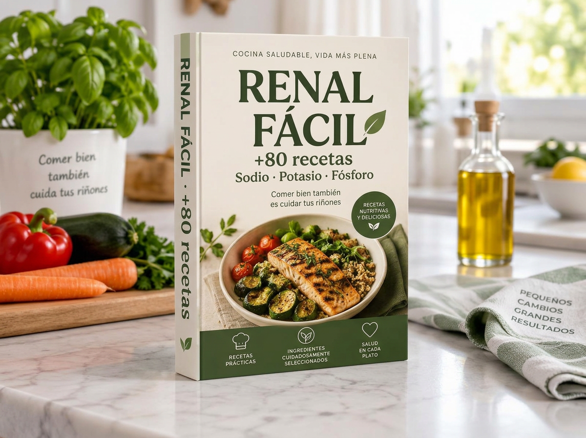Guía Renal Fácil con más de 80 recetas para la alimentación renal